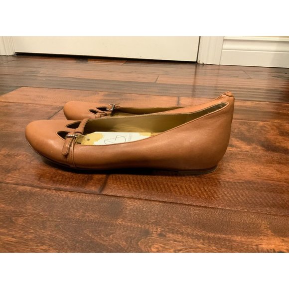 See By Chloe Caramel Brown Leather Mary Jane Flats, Size 8 (US) 38.5 (EUR) - Picture 6 of 9